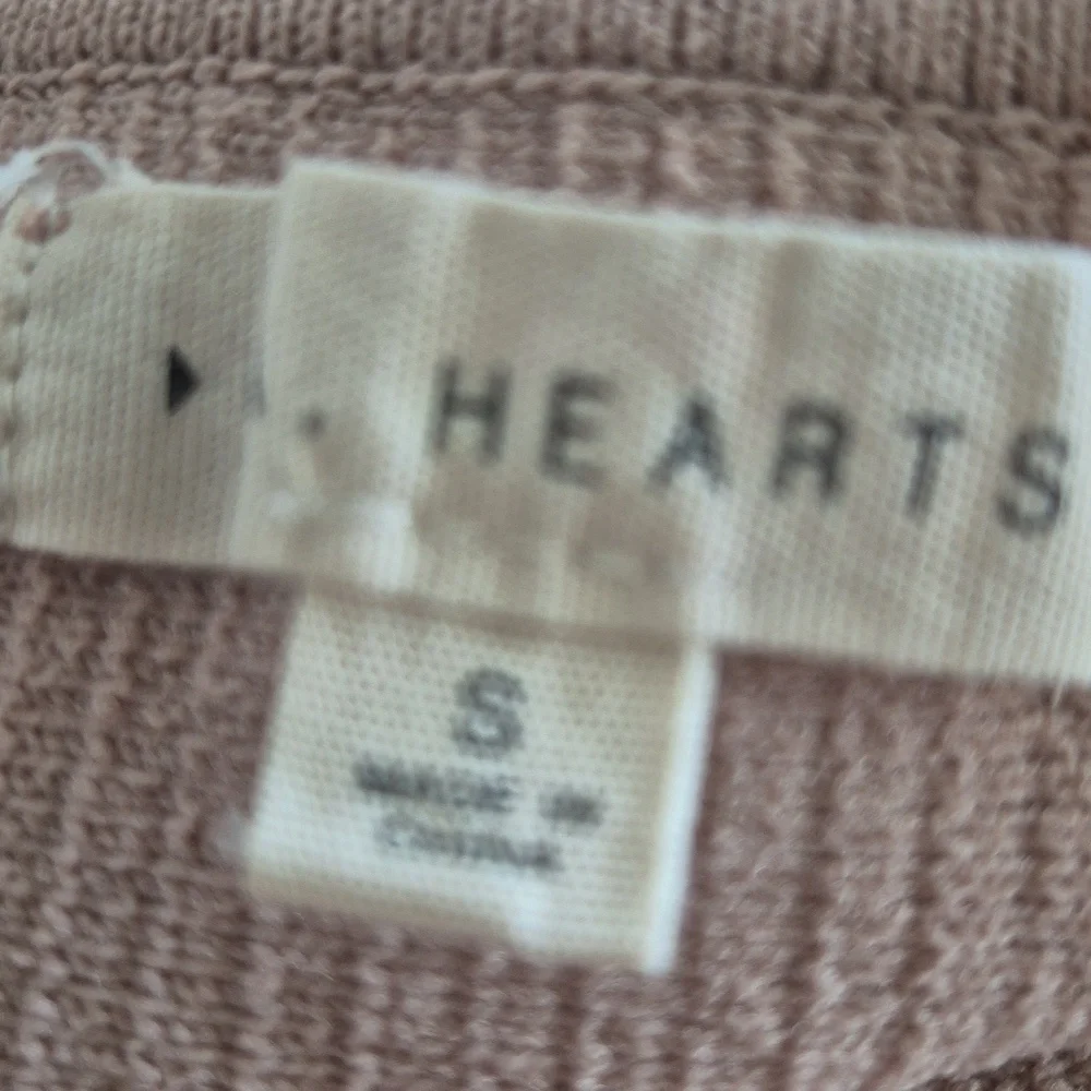 Pink Ribbed Strapless Top Size S - Picture 4 of 4